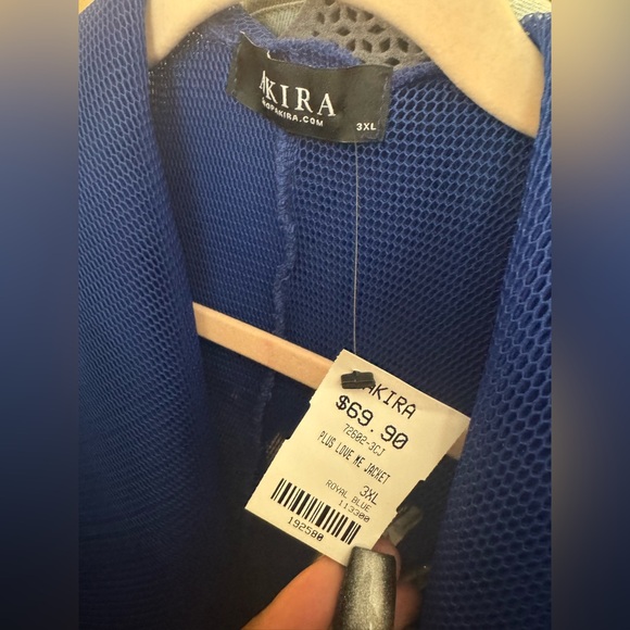 Royal blue mesh jacket - Picture 5 of 5